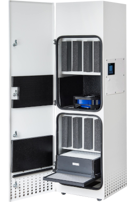 ASPUR purifier air 1000 open ASPUR purifier air 1000 front access