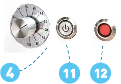 ASPUR air cleaner control panel