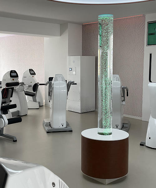 Air purifier fitness center