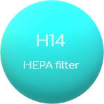 Luftreiniger HEPA H14 Filter